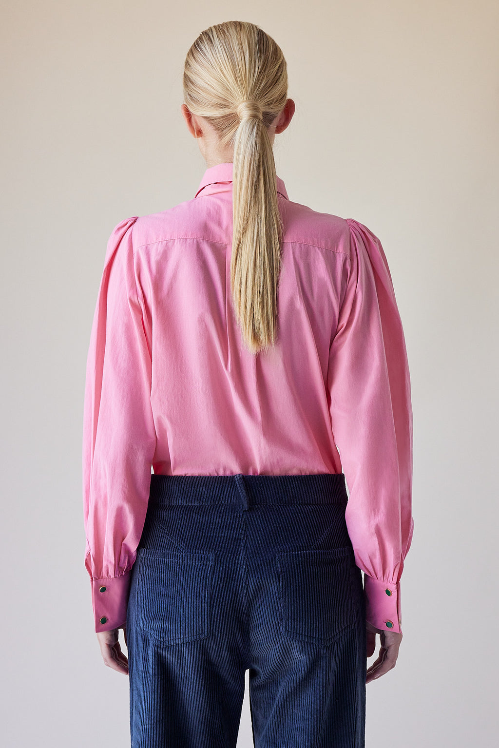 Pantalones Elvis de pana color petróleo