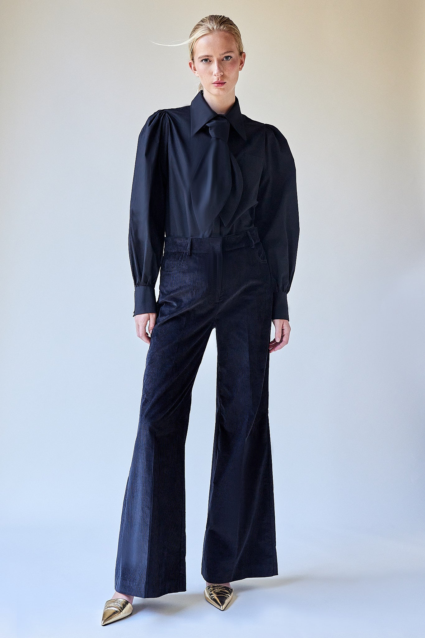 Elvis Pants Black Corduroy