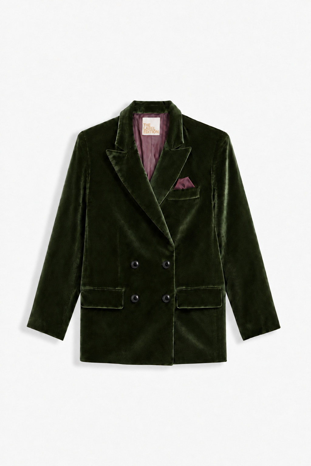 Tony Tailoring Jacket Emerald Velvet