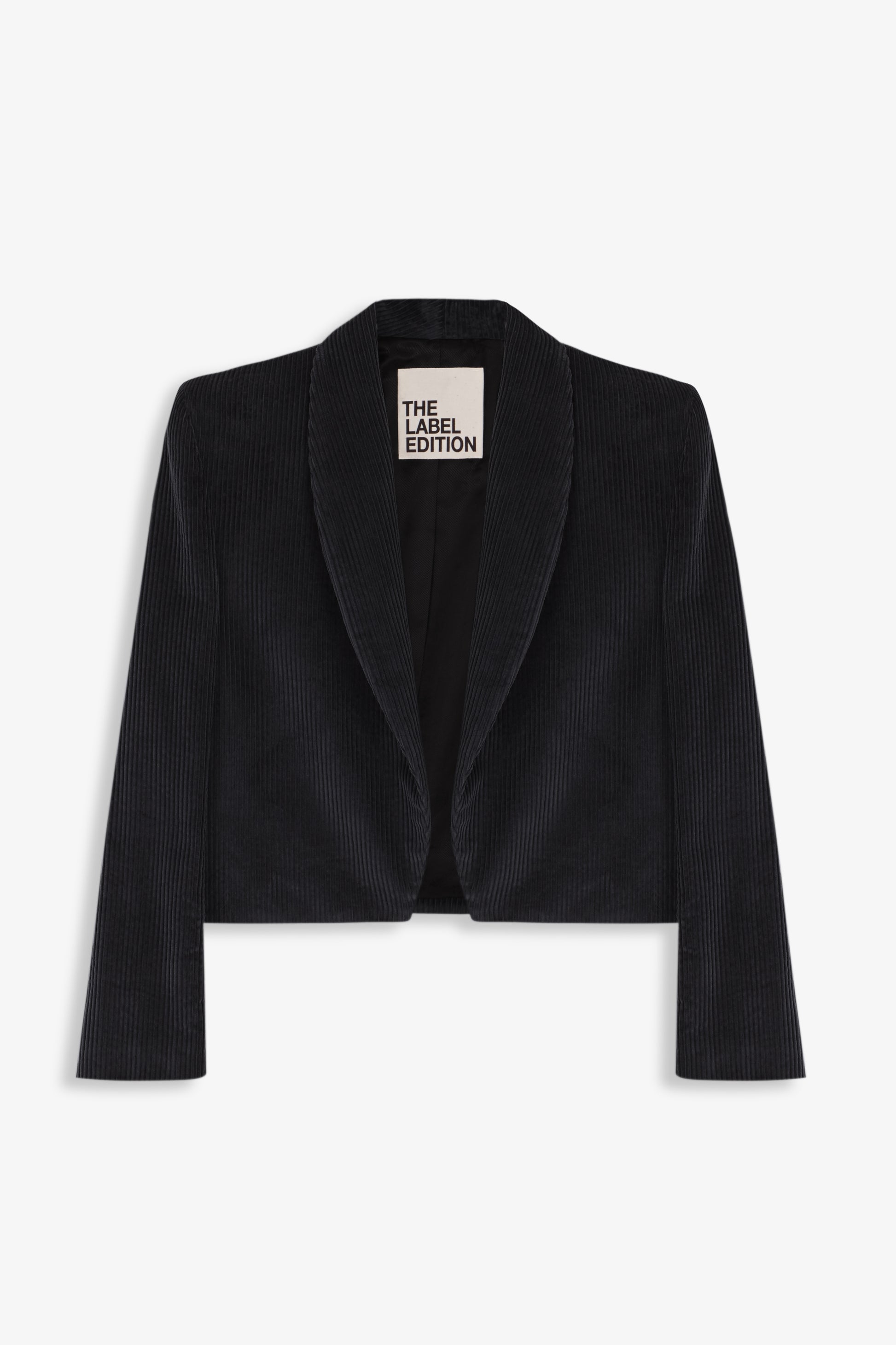 Amber Spencer Jacket Black Corduroy
