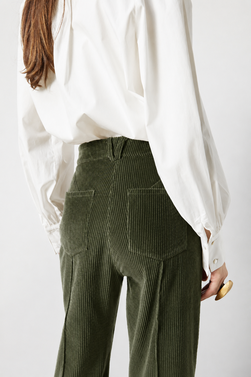 Elvis Pants Olive Corduroy