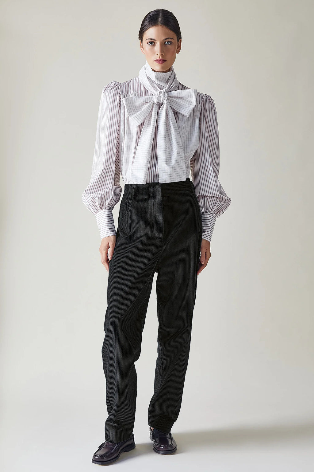 Lola Pants Black Corduroy