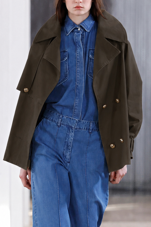 Yves Trench Coat Oak