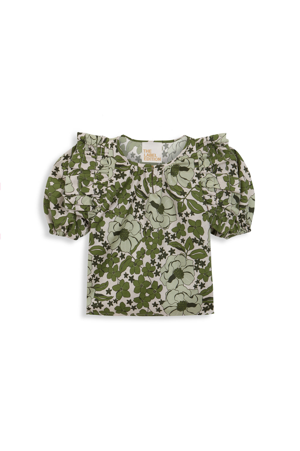 Zoe Top Green Bloom LPA