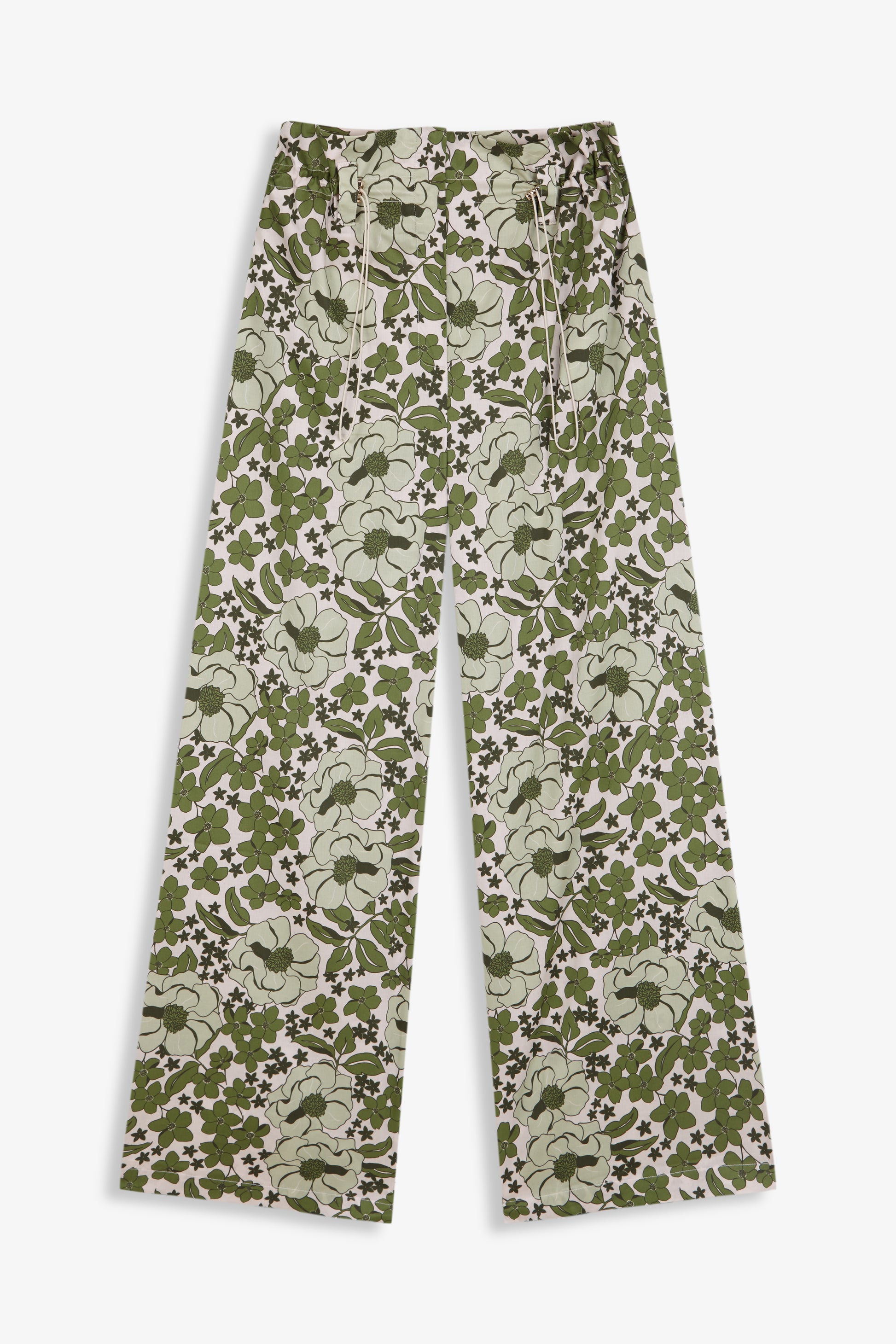 Pantalones Zoe Green Bloom