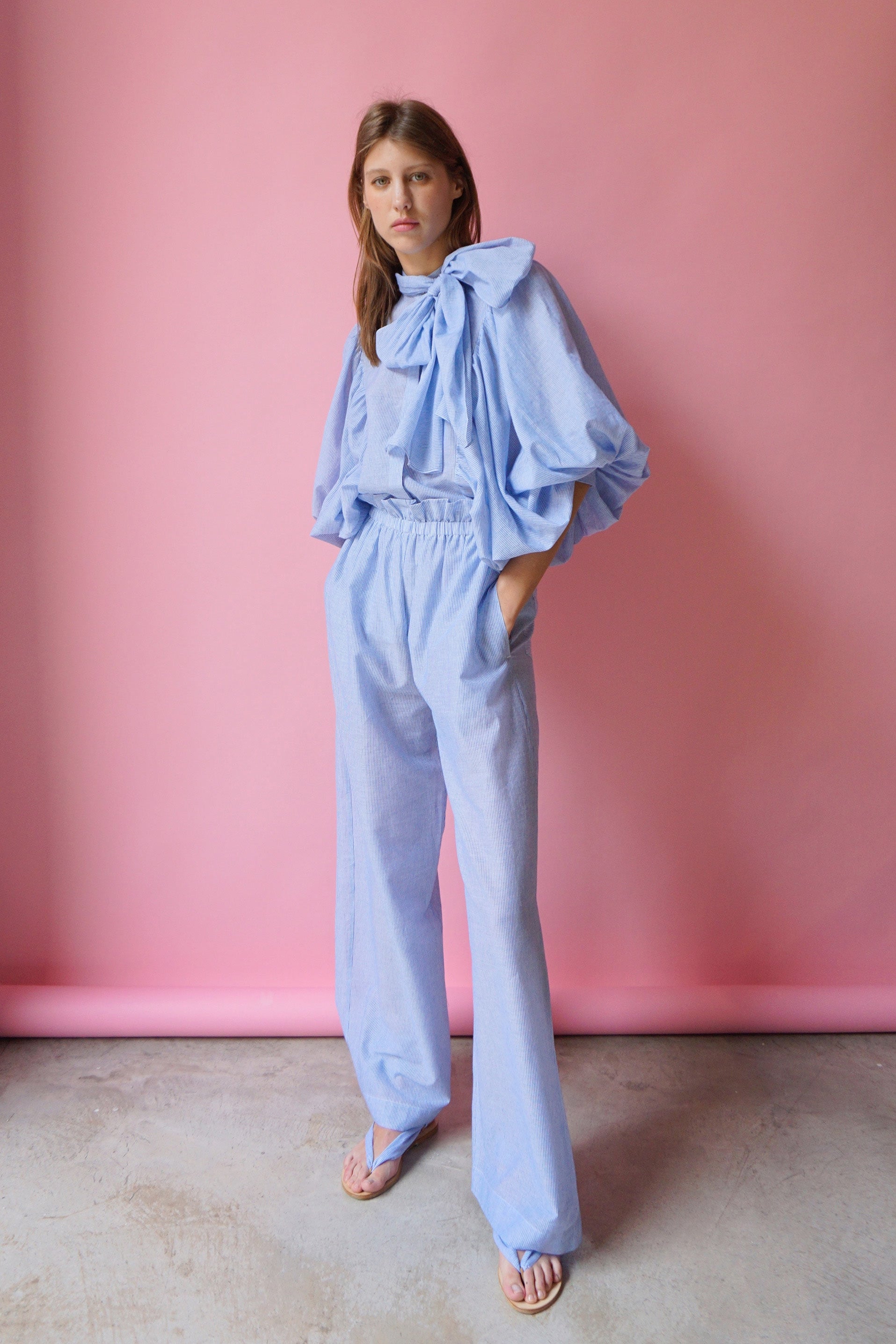 Maeva Pants Light Blue