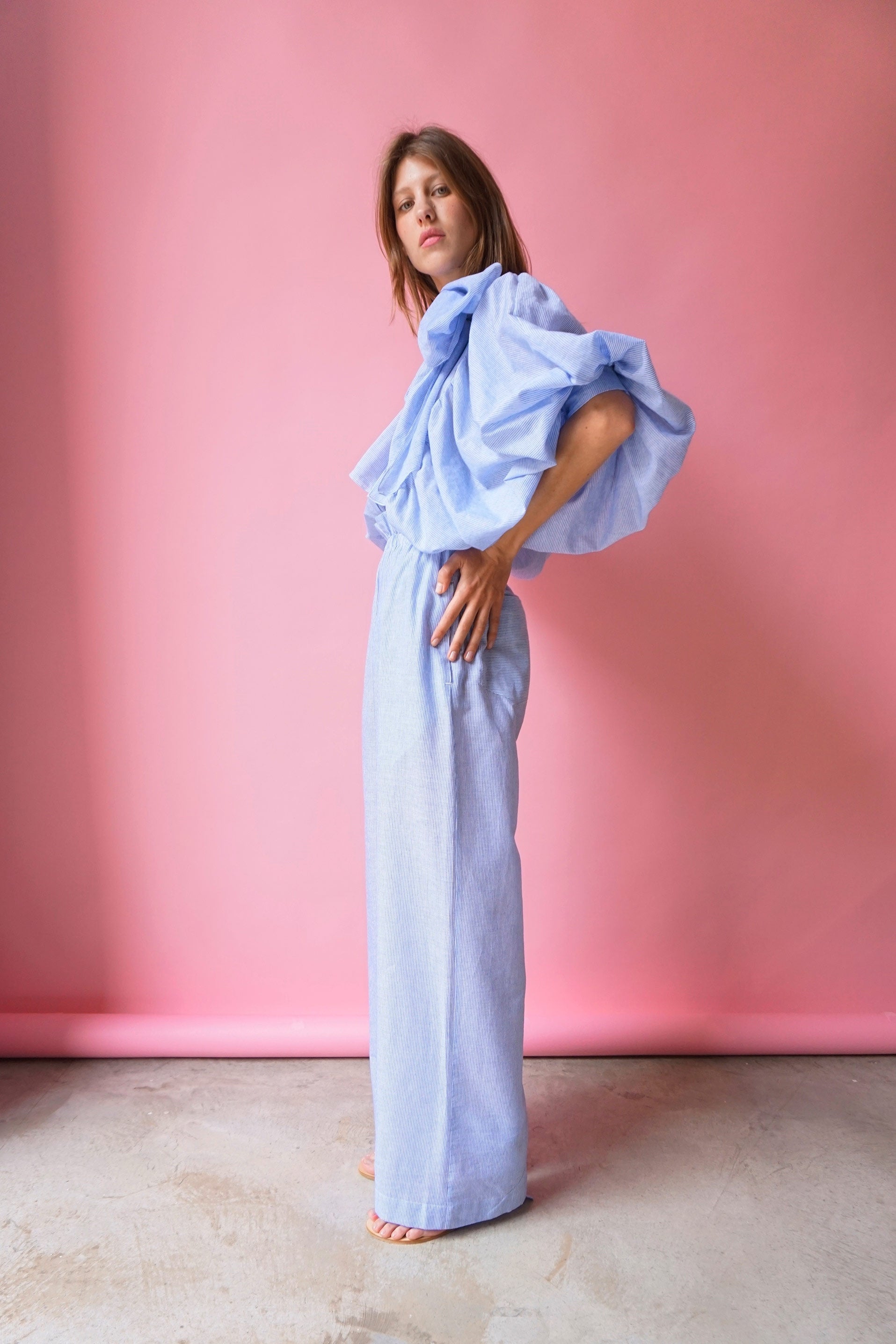 Maeva Pants Light Blue