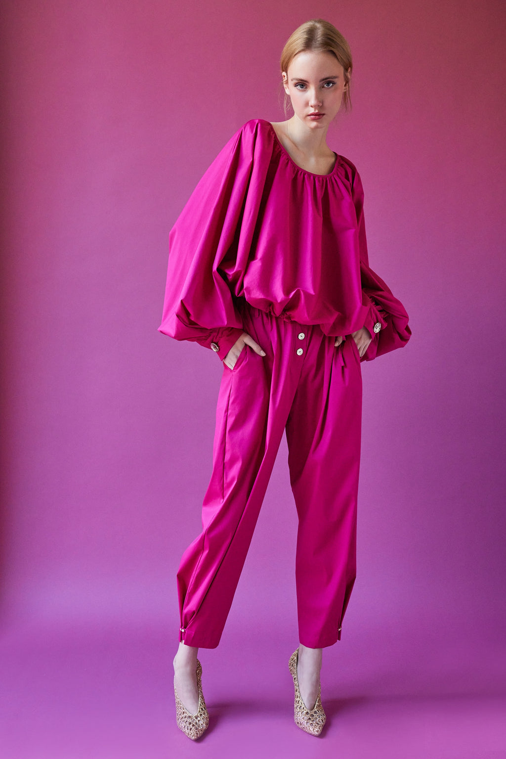 Pantalones tailandeses fucsia