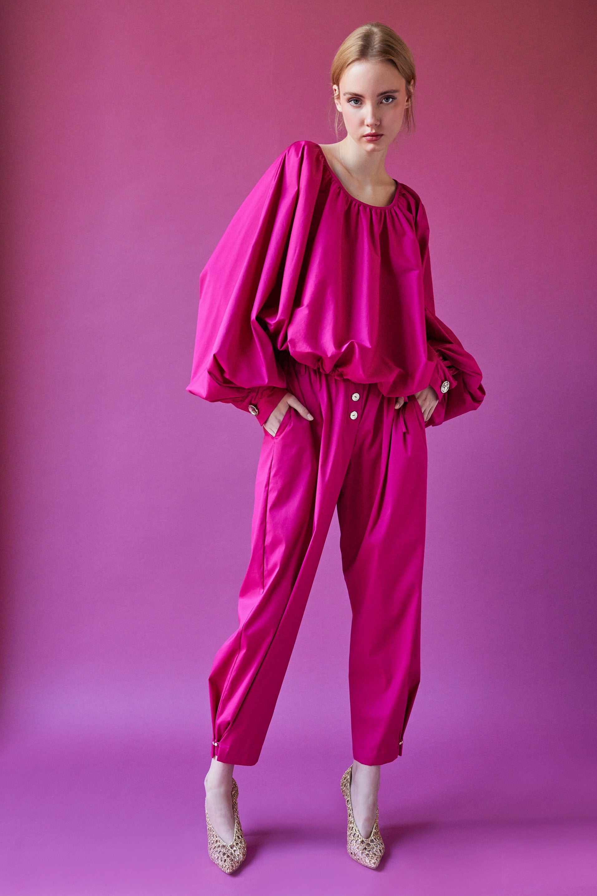 Pantalones tailandeses fucsia