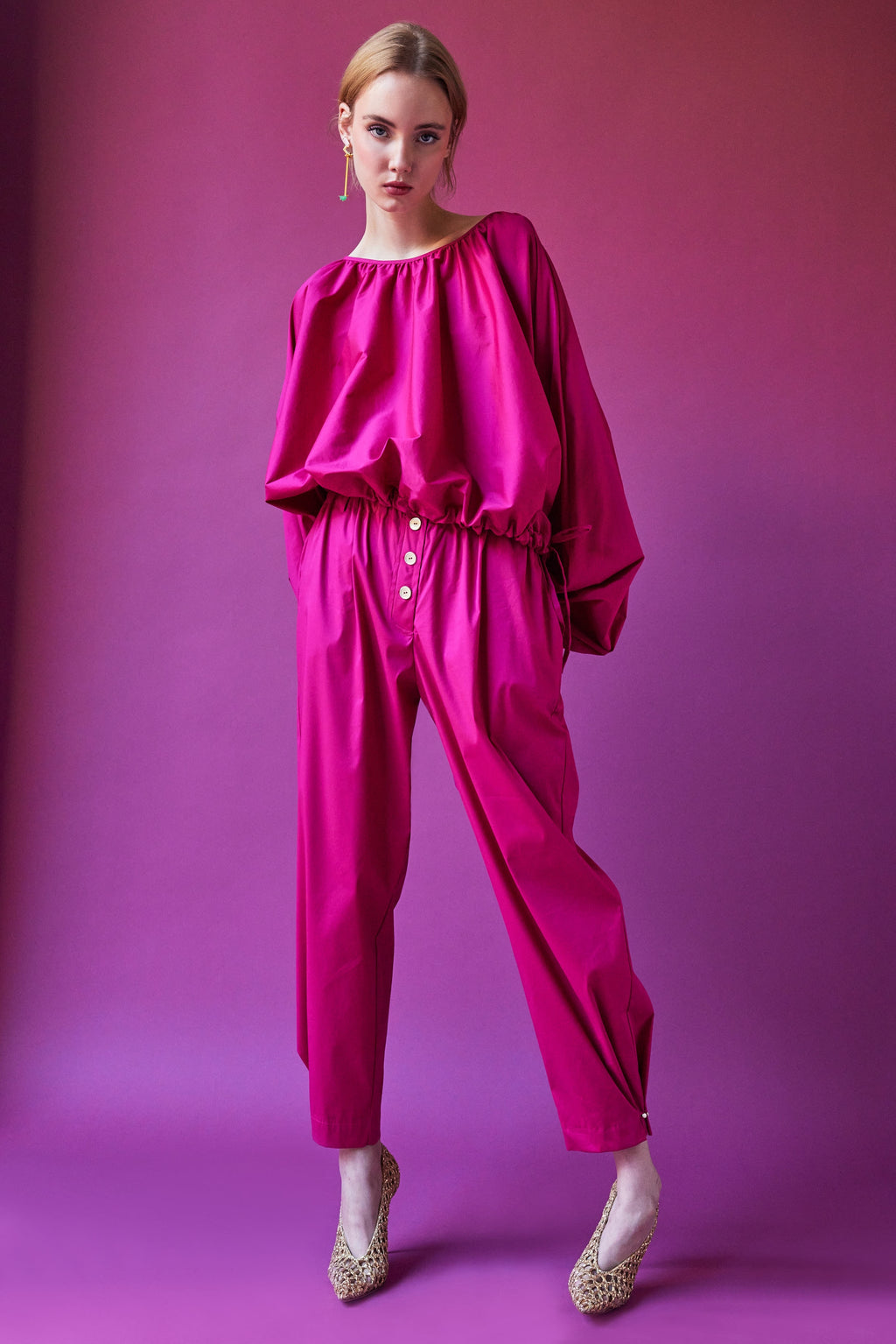 Pantalones tailandeses fucsia